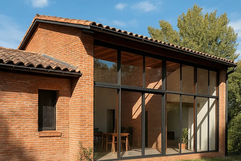 Un projet signé Anaïs Magnabal Architecte – Garidech, Haute-Garonne