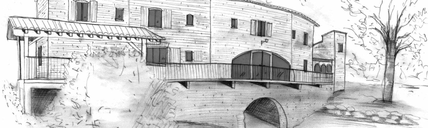 Réhabilitation d'un moulin en pierre à Toulouse, projet Agence Magnabal