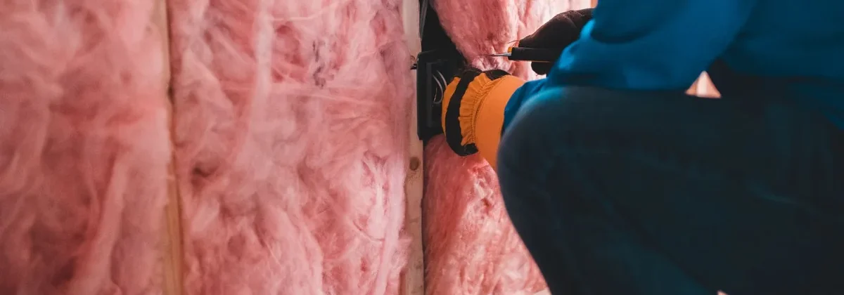 Pose d'un isolant dans une paroi en rénovation